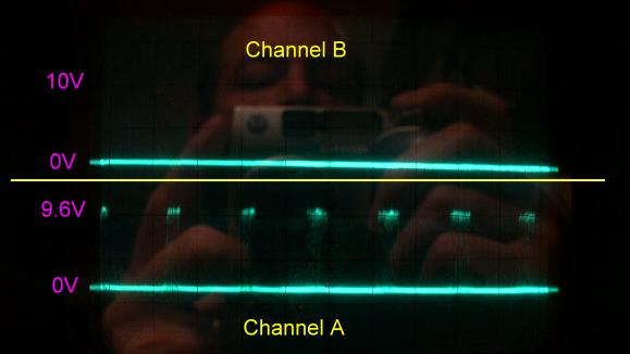 Noise blips on feed