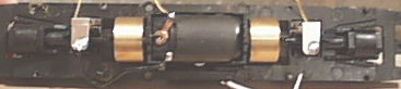 Top view of repowered chassis.