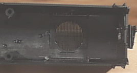 Shutters installed in body.