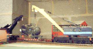 Both cranes work to lift.