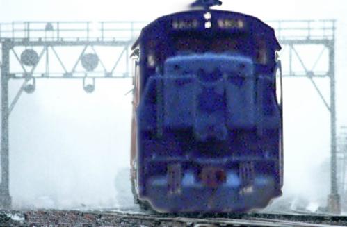 MV 136 tames the snow at Adams